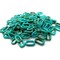 Plastic Chain Links, 100 pcs, Turquoise/Teal Blue 18mm wide, Adorabilities
